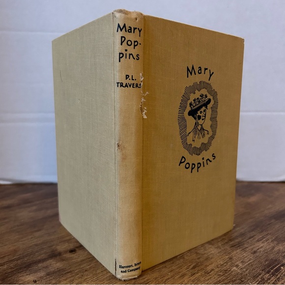 Vintage Mary Poppins Book by P. L. Travers 1934 1960 Harcourt, Brace & Company - Picture 2 of 8